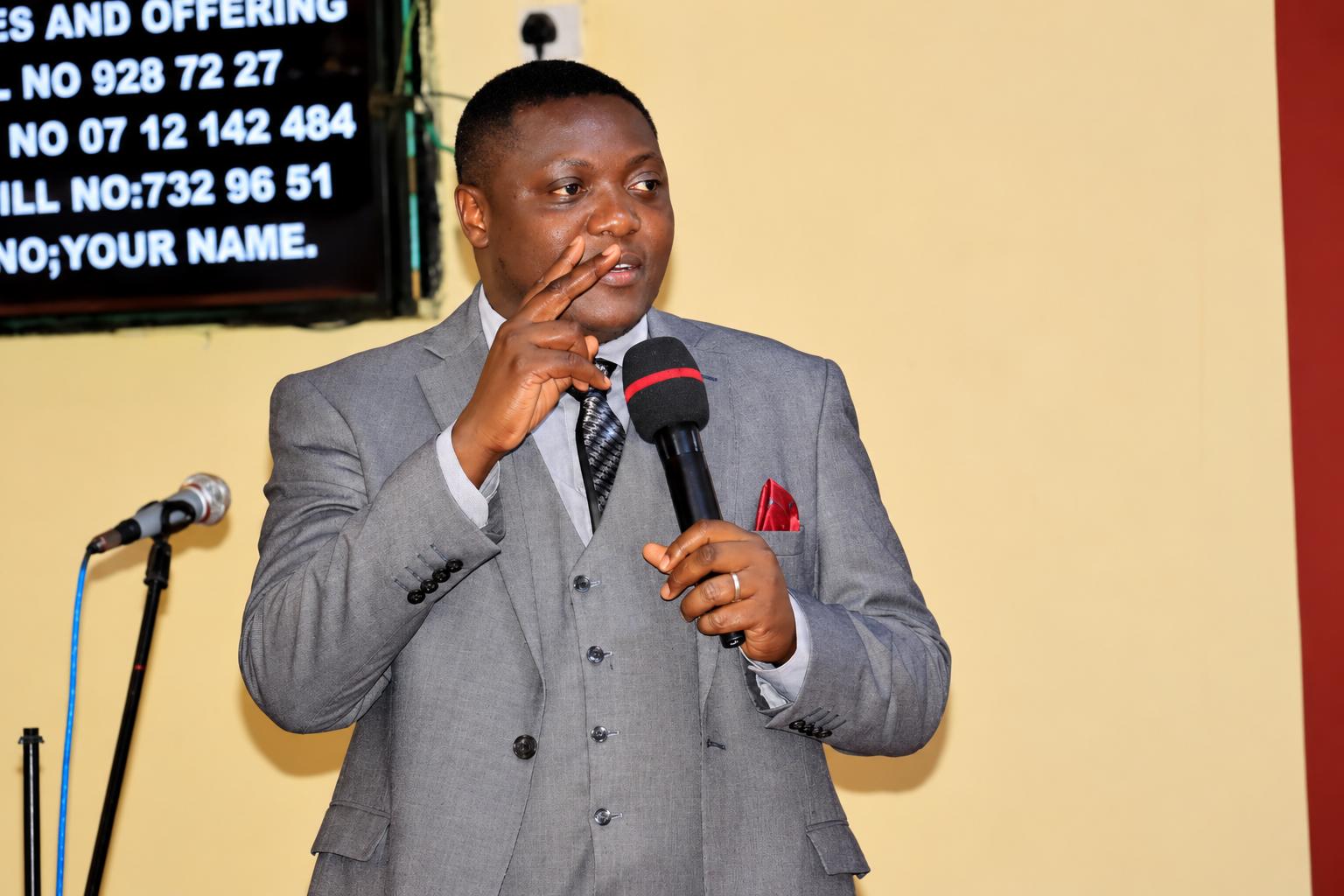 Apostle Ronald Asava Kasule of jhcim teaching